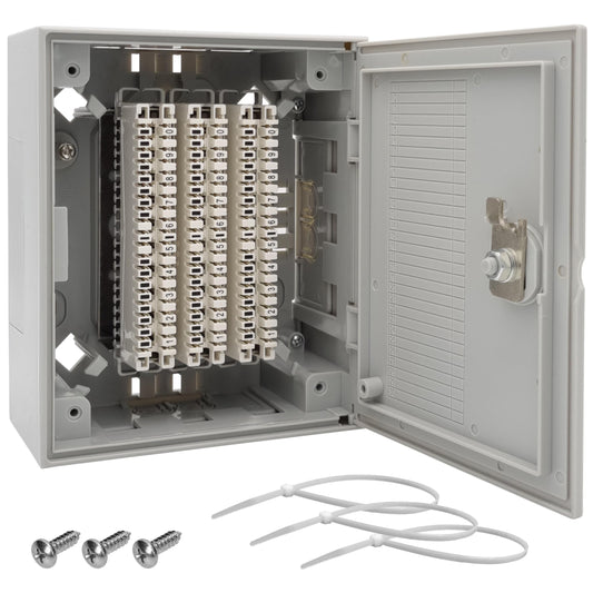 maintec® LSA-PLUS Verteiler 30 DA mit 3x 10 DA Leisten Aufputz IP30